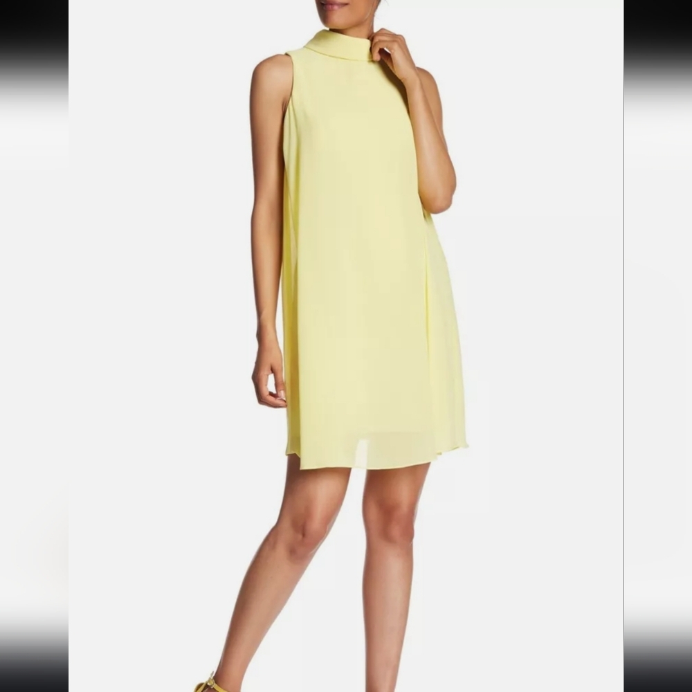 Eliza J Yellow Mini Dress